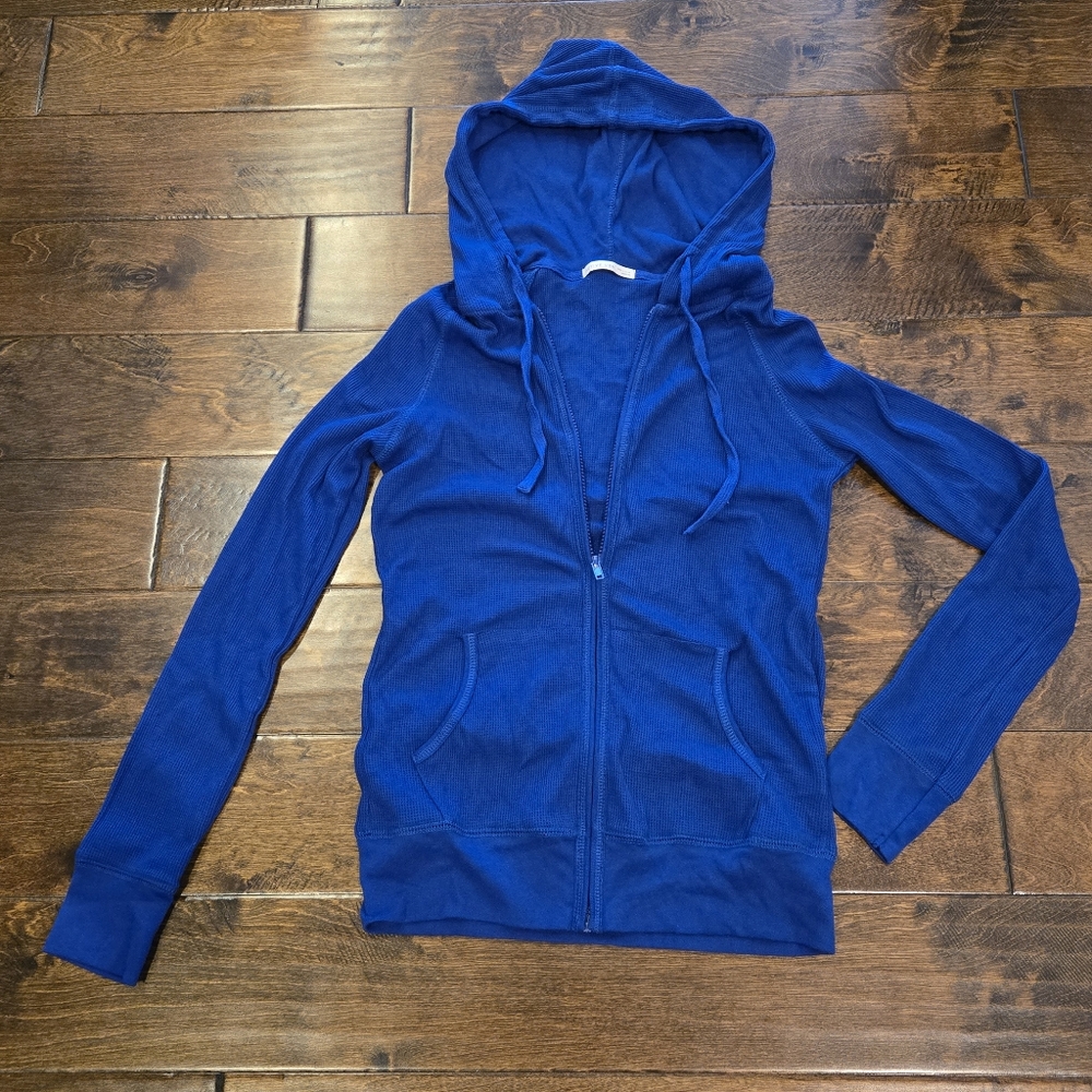 NWOT Active USA Hooded Jacket Size M Blue